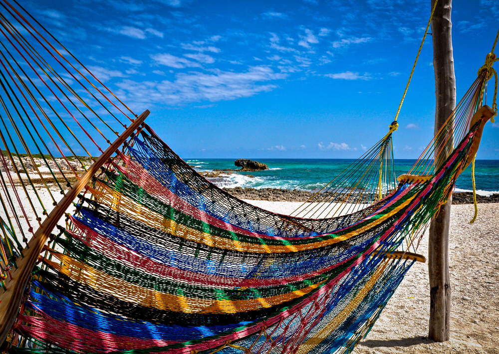 Beaches at Cozumel Island in Mexico
