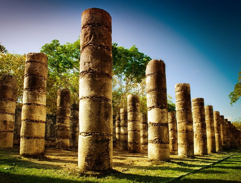 Chichen itza cercano a Cancún y otros destinos mexicanos.