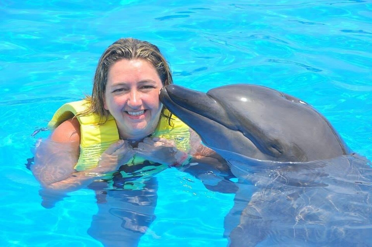 nadar con delfines en tulum